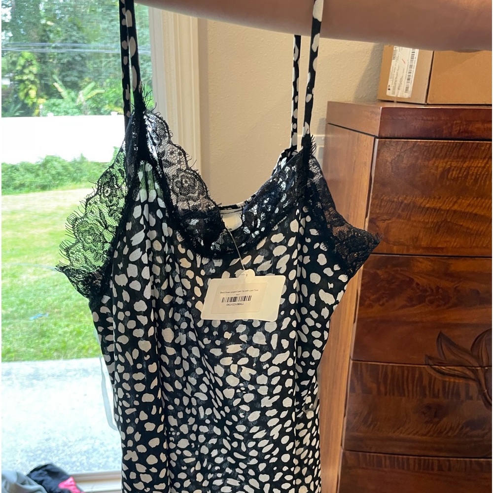Womens tank leopard print